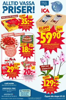 Ica Hajen Lagpris reklamblad