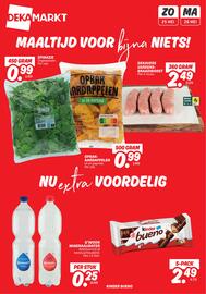 Dekamarkt folder - Nu of Nooit voordeel Pagina 1