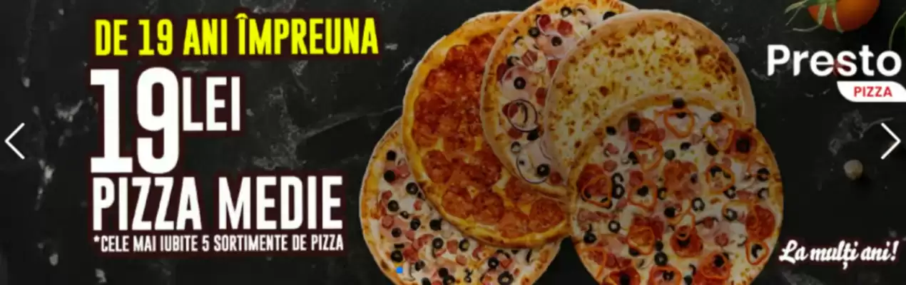 Catalog Presto Pizza (valid până la 2-06)