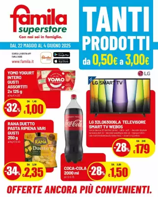 Volantino Famila Superstore (valido fino al 4-06)
