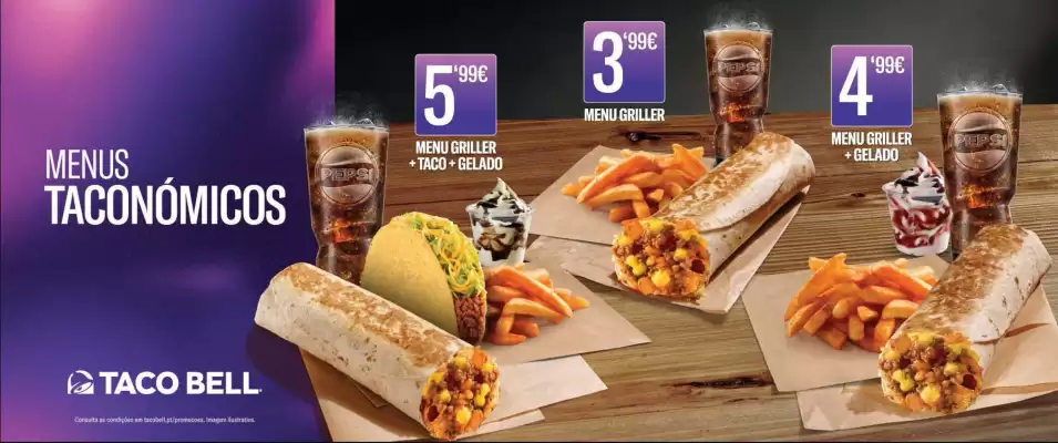 Folheto Taco Bell (válido até 28-05)