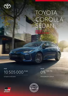 Toyota akciós újság (érvényes eddig: 18-11)