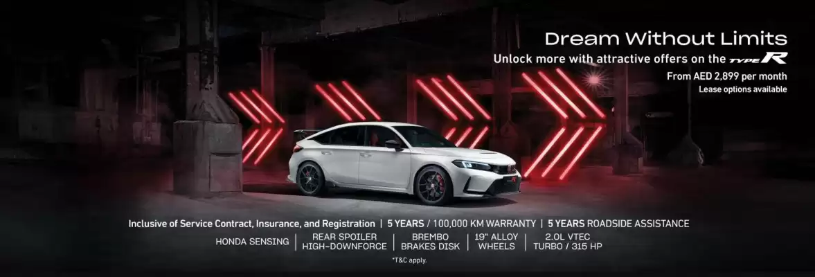 Honda catalogue (valid until 31-08)