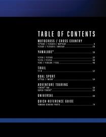 Yamaha catalogue Page 3