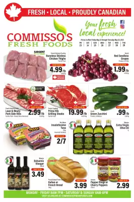 Commisso's Fresh Foods flyer (valid until 28-05)