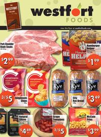 Westfort Foods flyer week 21 Page 1