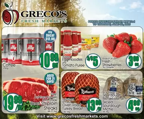 Greco's Fresh Market flyer (valid until 28-05)