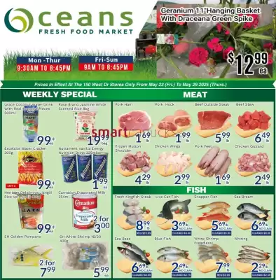 Oceans Fresh Food Market flyer (valid until 29-05)