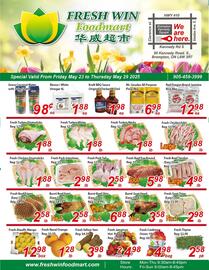 Fresh Win Foodmart flyer week 21 Page 1