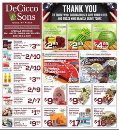 DeCicco & Sons Weekly Ad week 21 Page 1
