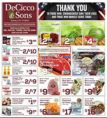 DeCicco & Sons Weekly Ad (valid until 29-05)