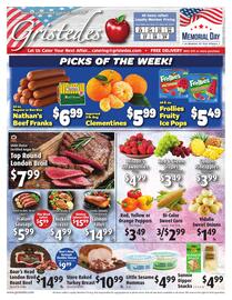 Gristedes Weekly Ad week 21 Page 1