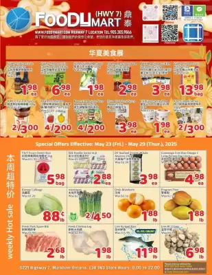 Foody Mart flyer (valid until 29-05)