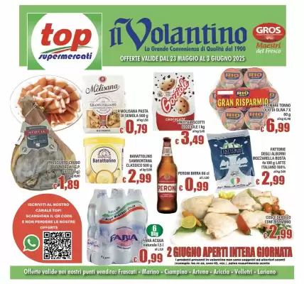 Volantino Top Supermercati (valido fino al 3-06)