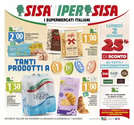 Volantino IperSisa (valido fino al 1-06)