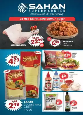 Sahan Supermarkten folder (geldig t/m 15-06)