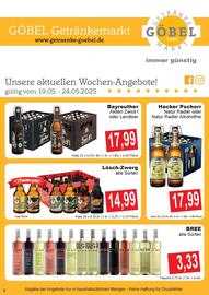 Getränke Göbel Prospekt woche 21 Seite 1