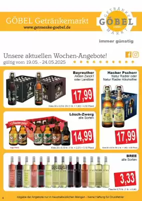 Getränke Göbel Prospekt (gültig bis 24-05)