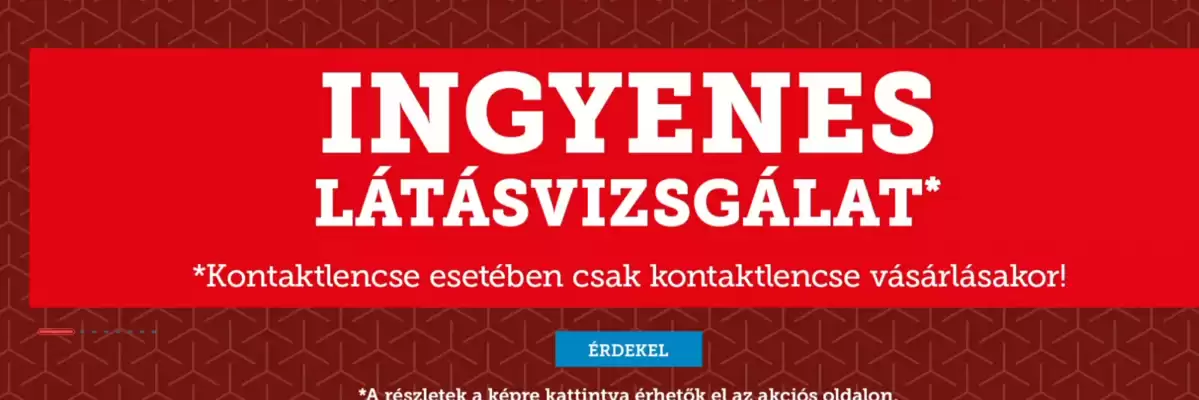 Vision Express akciós újság (érvényes eddig: 3-06)