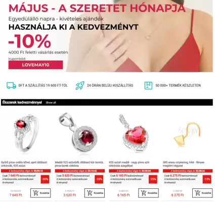 Ékszer Eshop akciós újság