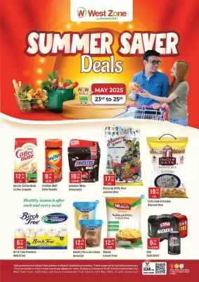 West Zone Supermarket catalogue (valid until 25-05)