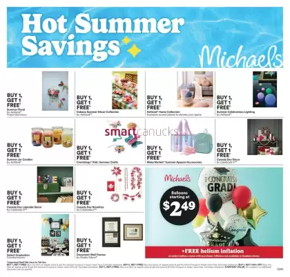 Michaels flyer (valid until 29-05)