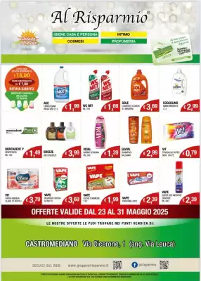 Volantino Al Risparmio (valido fino al 31-05)