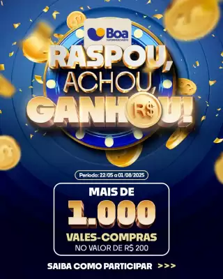 Catálogo Boa Supermercados (válido até 1-08)