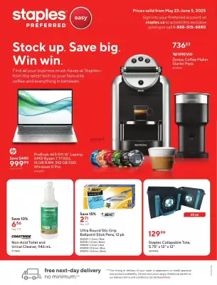 Staples flyer (valid until 29-05)