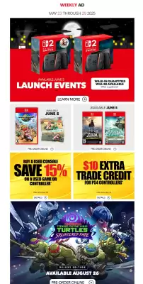 GameStop flyer (valid until 28-05)