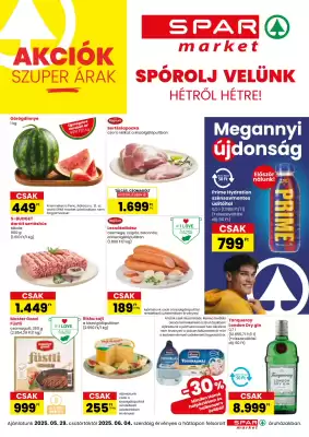 Spar Market akciós újság