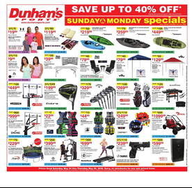 Dunham's Sports Weekly Ad week 21 Page 1