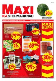 ICA Maxi reklamblad vecka 22 Sida 1