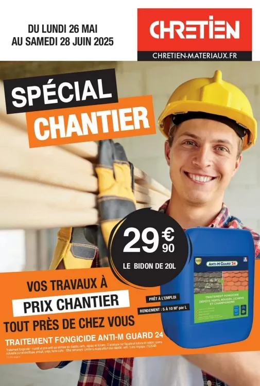 Catalogue Chretien Matériaux (valable jusqu'au 28-06)