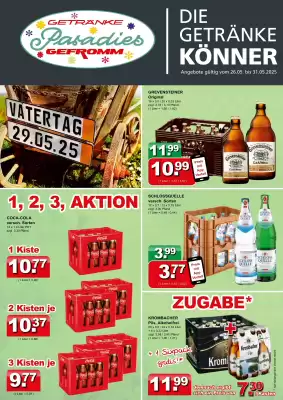 Getränkeparadies Gefromm Prospekt (gültig bis 31-05)