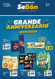 Volantino SeBón Supermercati Pagina 1