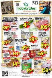 Matvärlden Tensta reklamblad vecka 22 Sida 1
