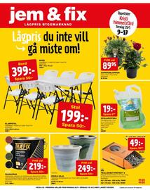 Jem&Fix reklamblad vecka 22 Sida 1