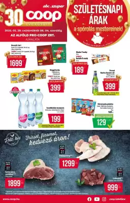 Coop akciós újság