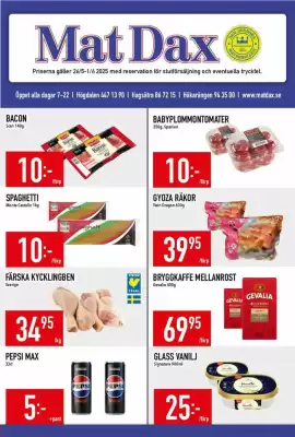 Matdax reklamblad