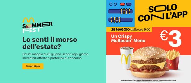 Volantino McDonald's Pagina 1