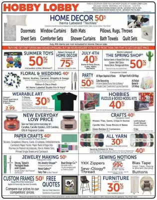 Hobby Lobby Weekly Ad (valid until 31-05)
