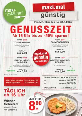 Maximarkt Flugblatt (gültig bis 31-05)