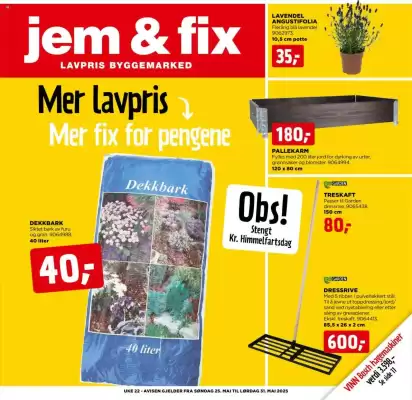 jem & fix Kundeavis (gyldig til 31-05)