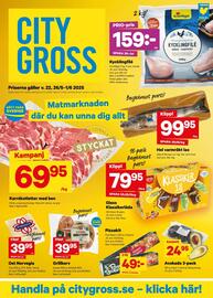 City Gross reklamblad vecka 22 Sida 1