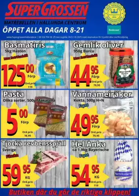 Supergrossen reklamblad