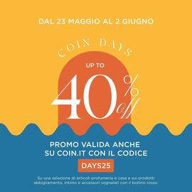 Volantino Coin settimana 22 Pagina 1