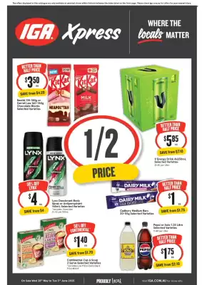 IGA Xpress catalogue