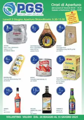 Volantino PGS Cash&Carry (valido fino al 15-06)