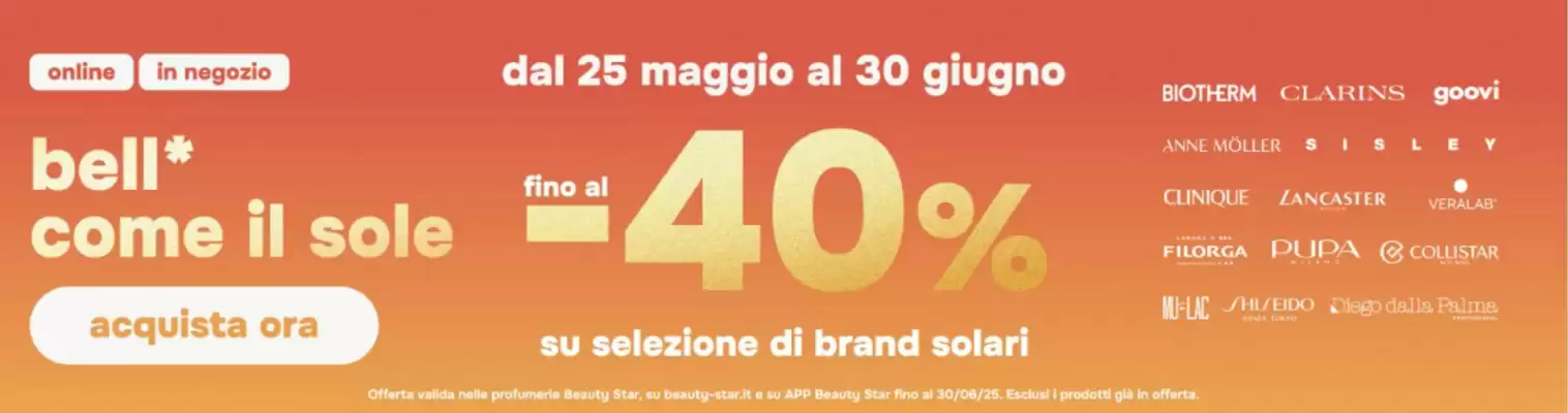 Volantino Beauty Star (valido fino al 30-06)